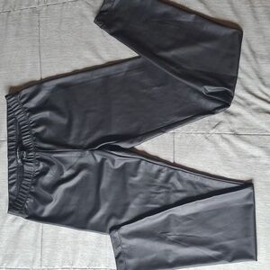 INC International Concepts Black Faux-Leather Skinny Leggings Size S